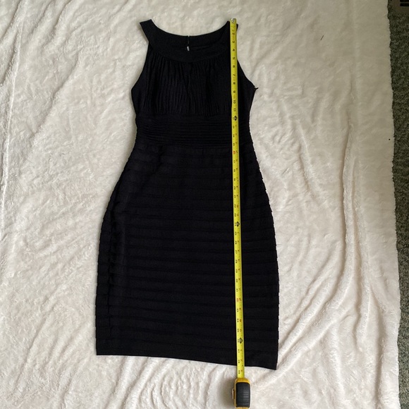 MELROSE bandage style cocktail dress. Black. Size 10. - Picture 6 of 10